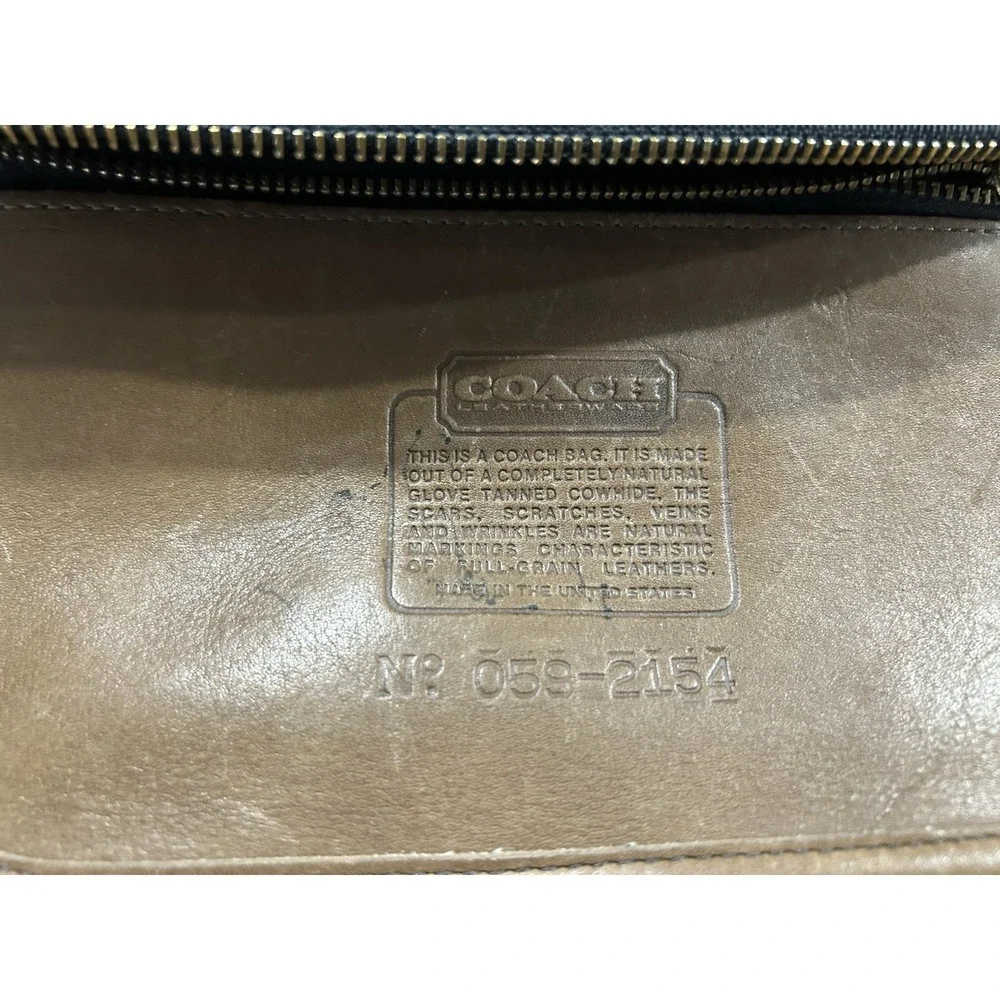 Vintage Coach Broadway Satchel Speedy Doctor Bag Putty Leather USA